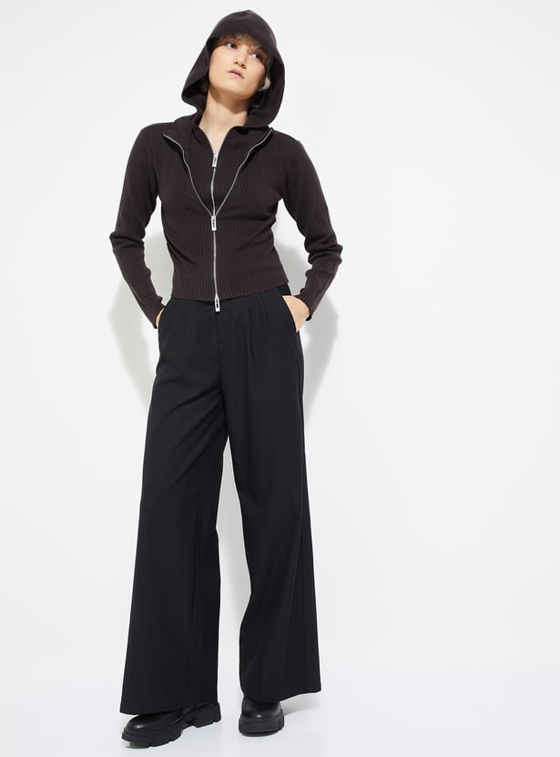 ALAYA F x URB_N Women Layered Hooded Jacket