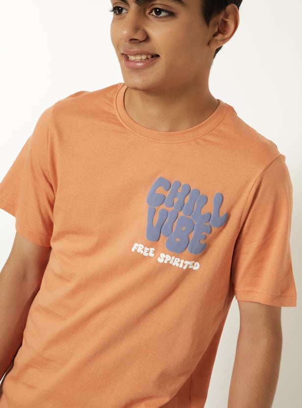Boys Embossed T-shirt