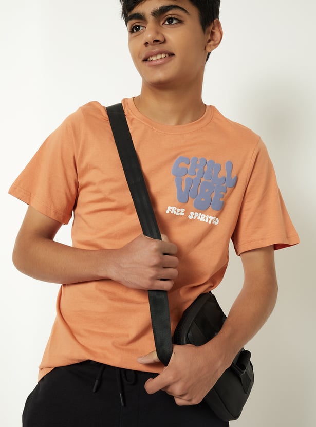 Boys Embossed T-shirt