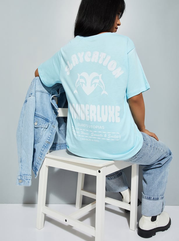 URB_N Women Printed Relaxed Fit T-shirt