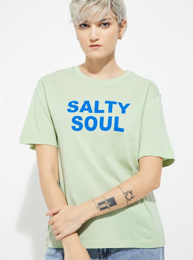 ALAYA F x URB_N Women Printed T-shirt