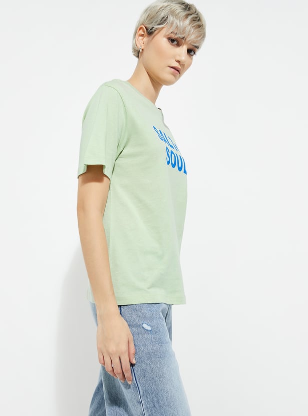 ALAYA F x URB_N Women Printed T-shirt