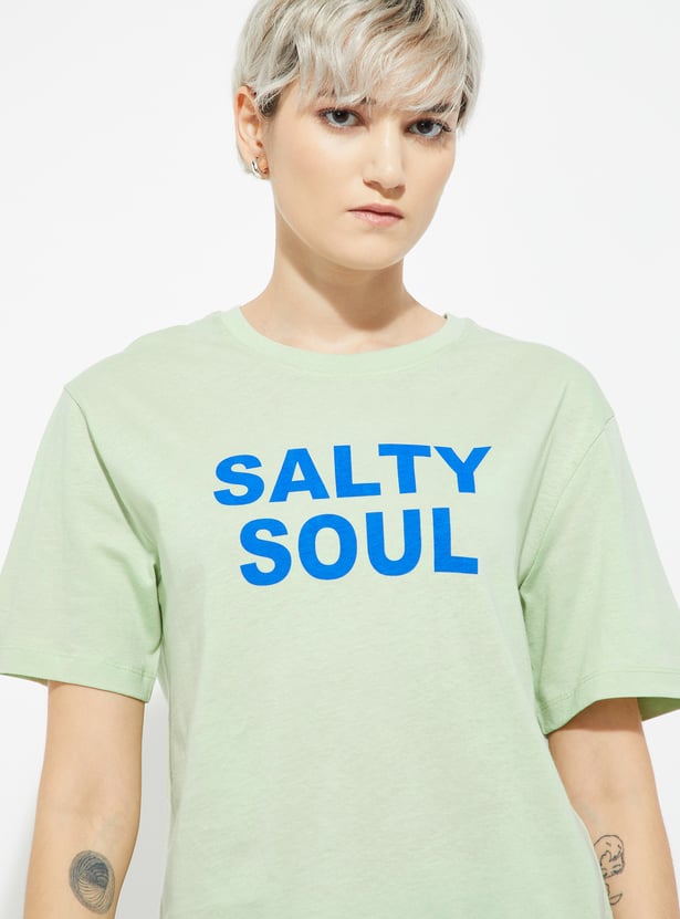 ALAYA F x URB_N Women Printed T-shirt