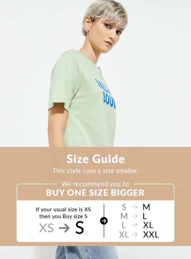 ALAYA F x URB_N Women Printed T-shirt