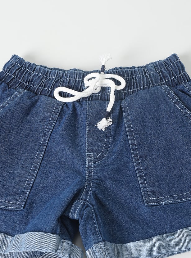 Girls Washed Shorts