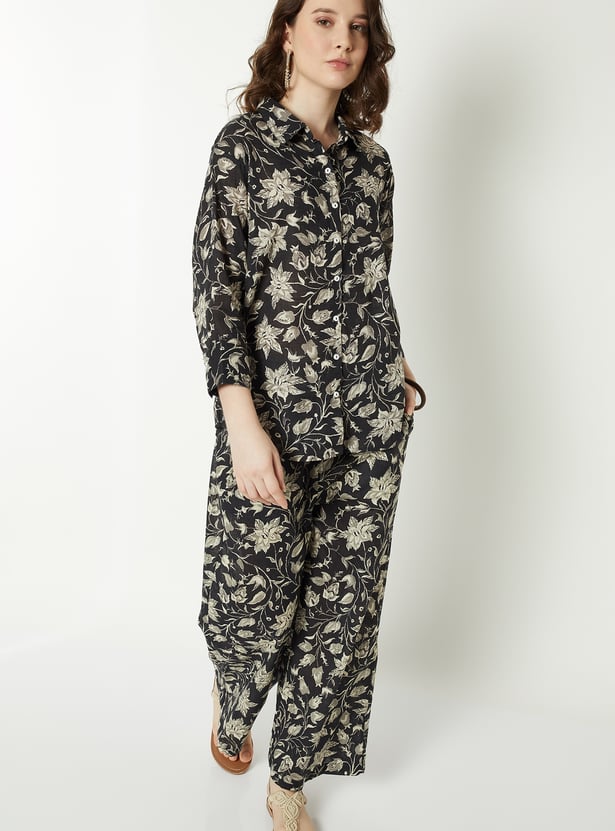 Women Floral Print Tunic