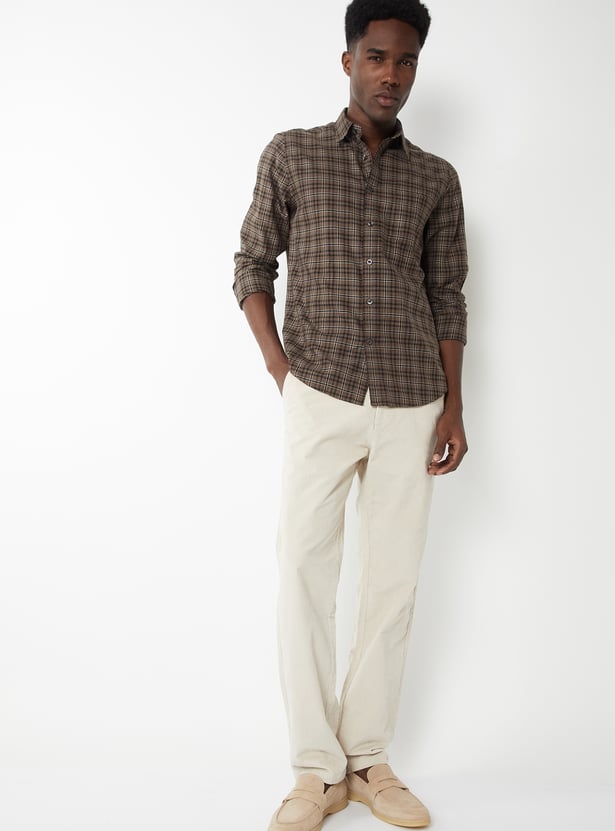 Men Checked Regular Fit Shirt