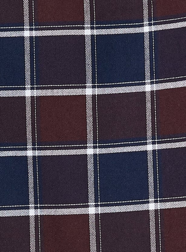 Men Checked Slim Fit Shirt