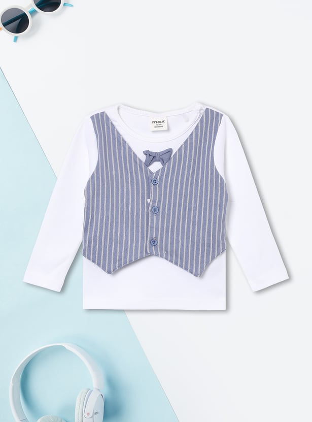 Boys Striped Trousers Set