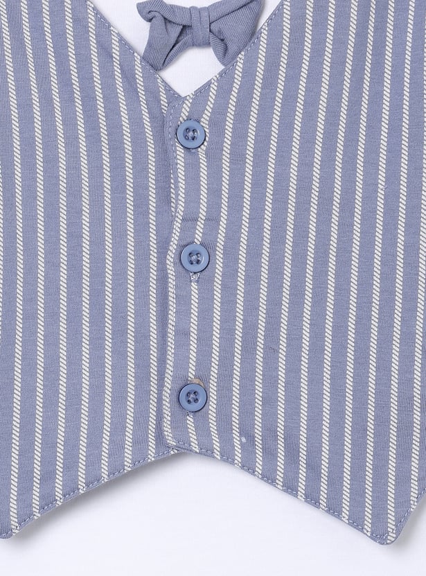 Boys Striped Trousers Set