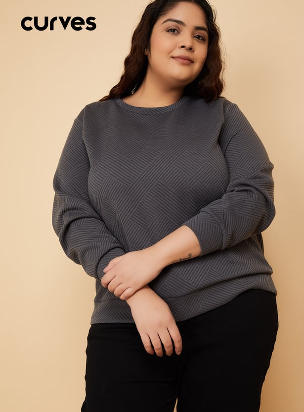 ALAYA F x URB_N Women Patterned Sweatshirt