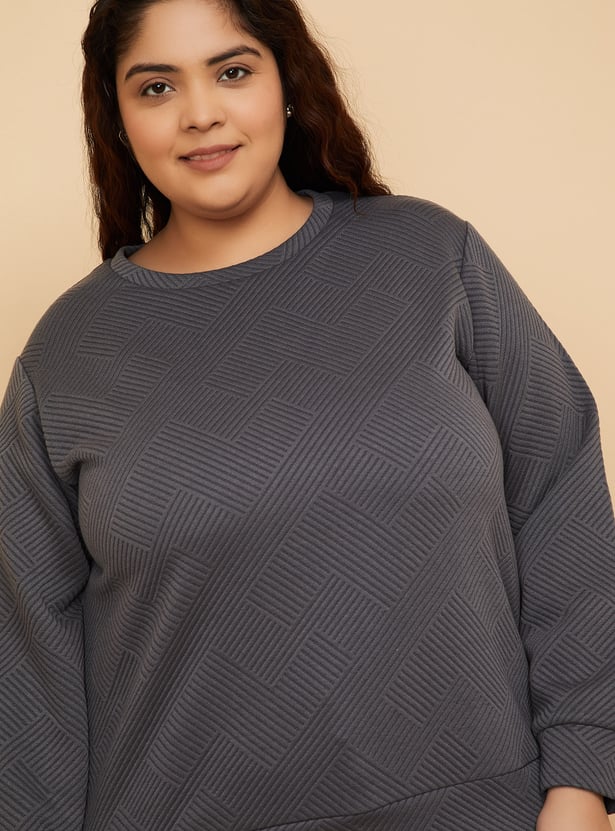 ALAYA F x URB_N Women Patterned Sweatshirt