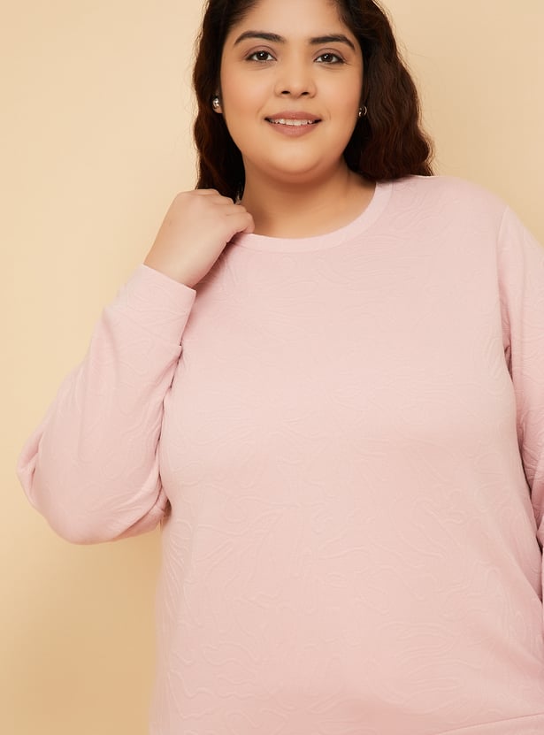 ALAYA F x URB_N Women Patterned Sweatshirt