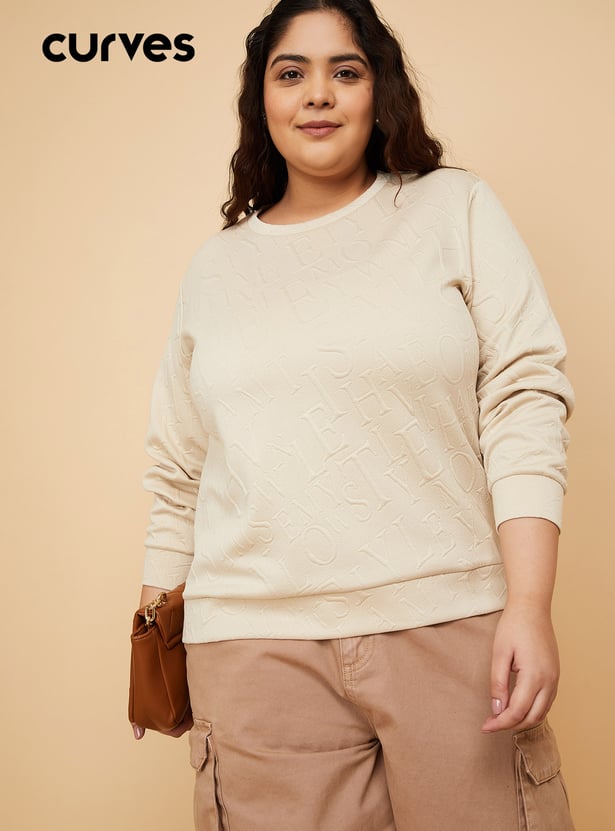 ALAYA F x URB_N Women Patterned Sweatshirt