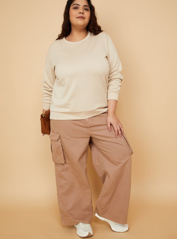 ALAYA F x URB_N Women Patterned Sweatshirt