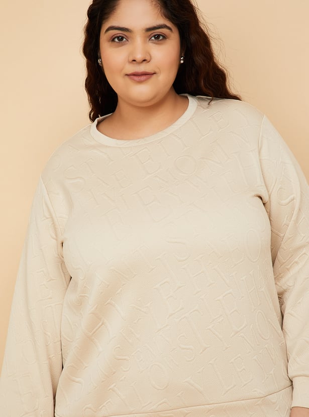 ALAYA F x URB_N Women Patterned Sweatshirt