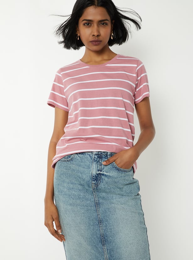 Women Striped T-shirt