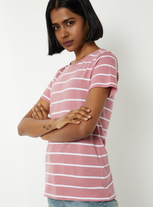 Women Striped T-shirt