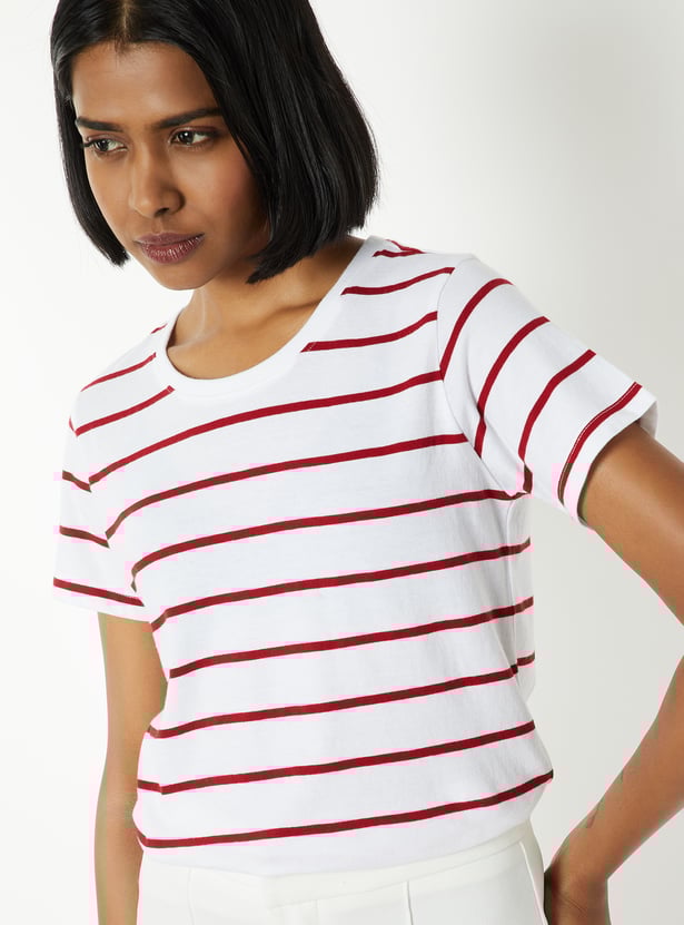 Women Striped T-shirt
