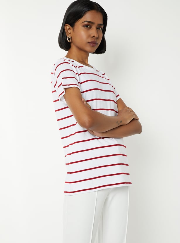 Women Striped T-shirt