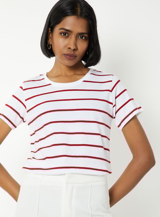 Women Striped T-shirt