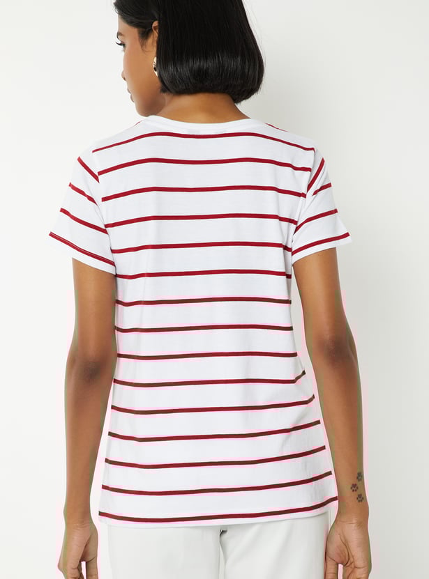 Women Striped T-shirt
