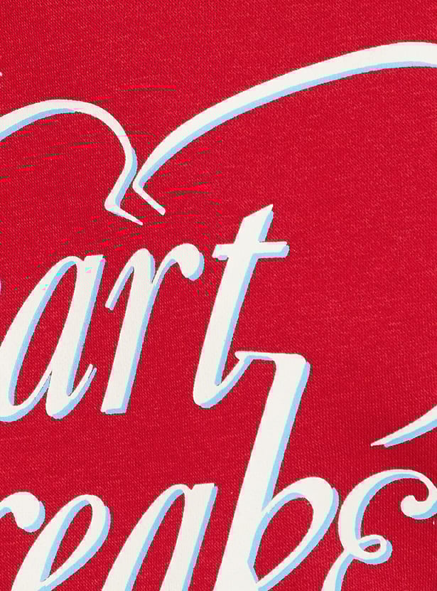 ALAYA F x URB_N Women Printed Oversized Sweatshirt