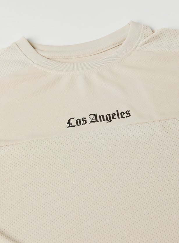 Boys Textured T-shirt