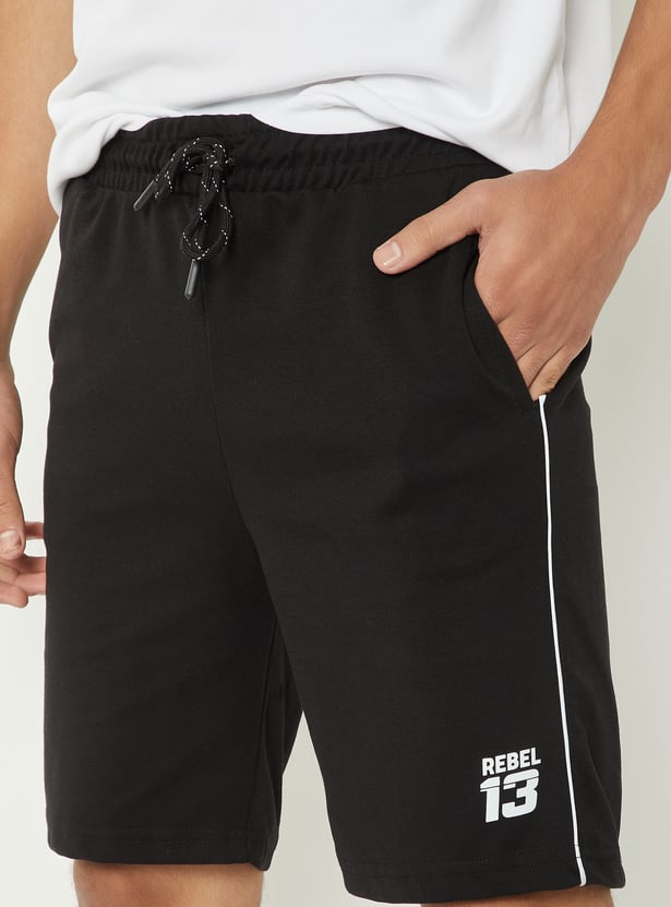 Boys Printed Shorts Set