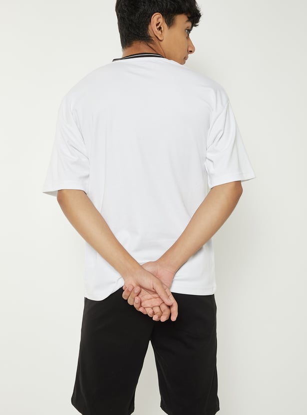 Boys Printed Shorts Set