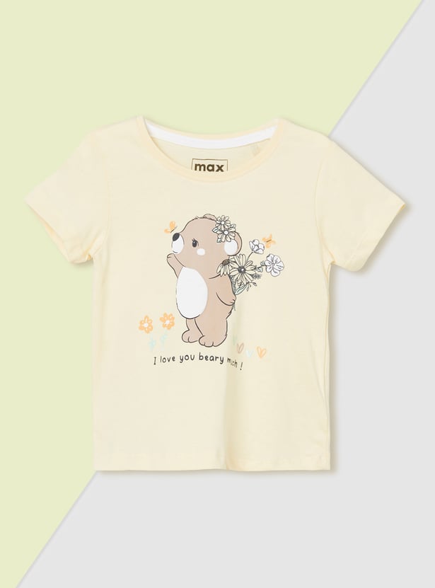 Girls Assorted T-shirt - Pack of 3