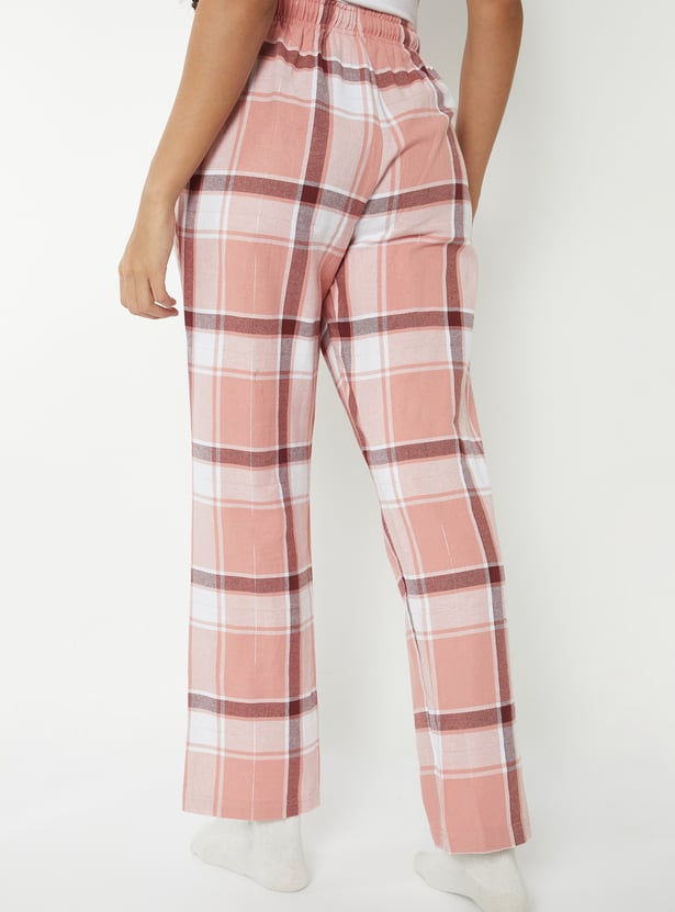 Women Checked Pyjamas
