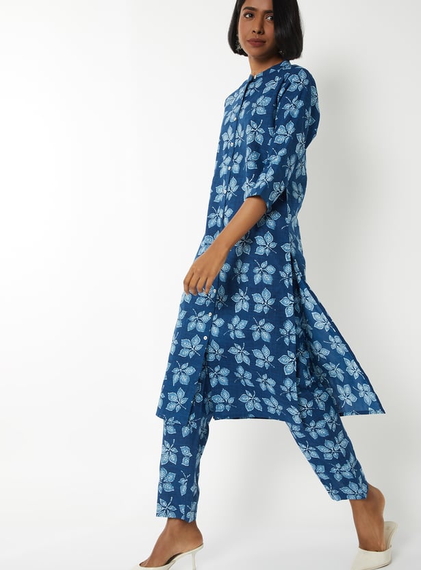Women Printed Straight Kurta Set