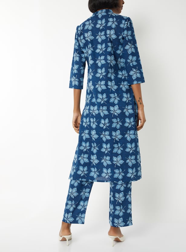 Women Printed Straight Kurta Set