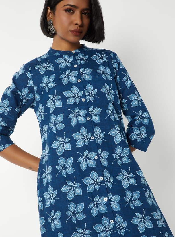 Women Printed Straight Kurta Set