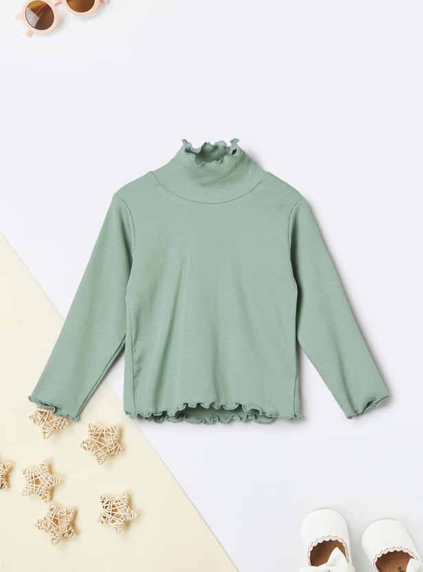 Girls Floral Print Dungaree with Top