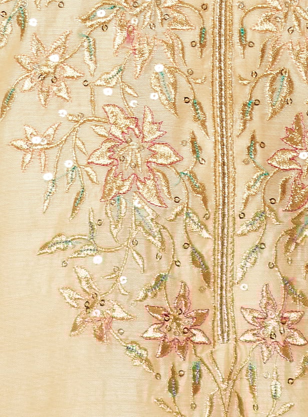 Women Embroidered A-line Kurta Set