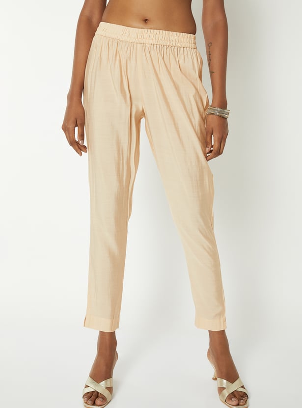 Women Embroidered A-line Kurta Set