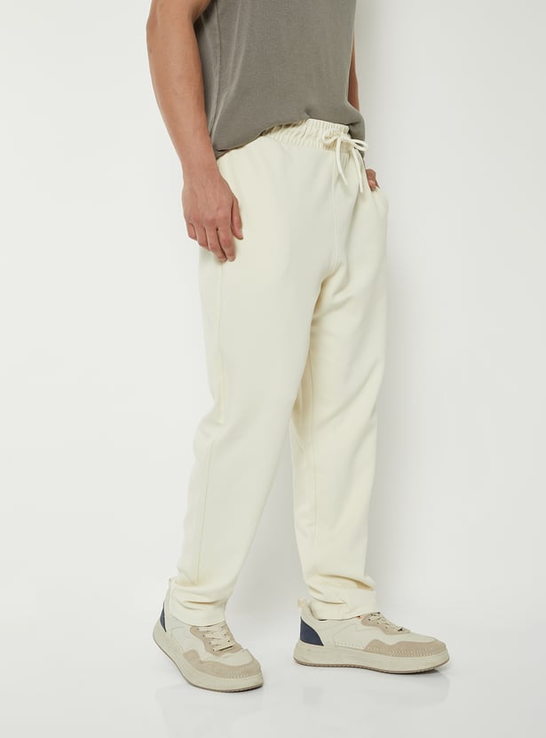 Men Solid Athleisure Track Pants