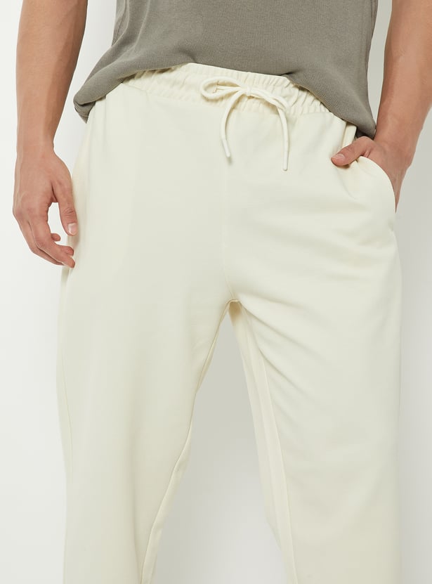 Men Solid Athleisure Track Pants