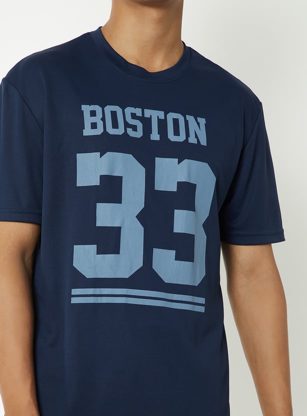 Men Printed Sports T-shirt