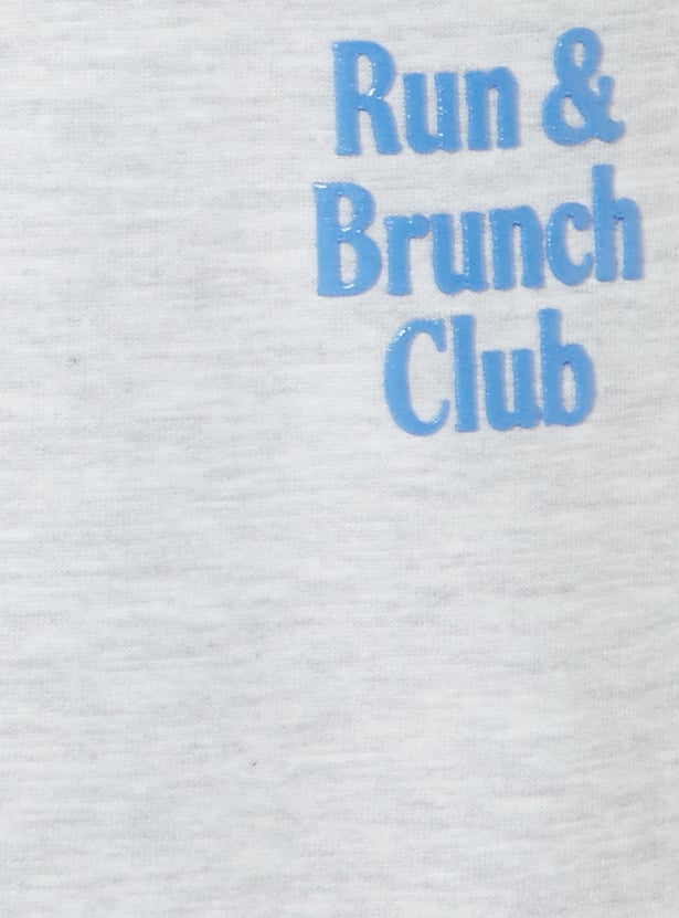 Women Heathered Wide Leg Sports Trackpants