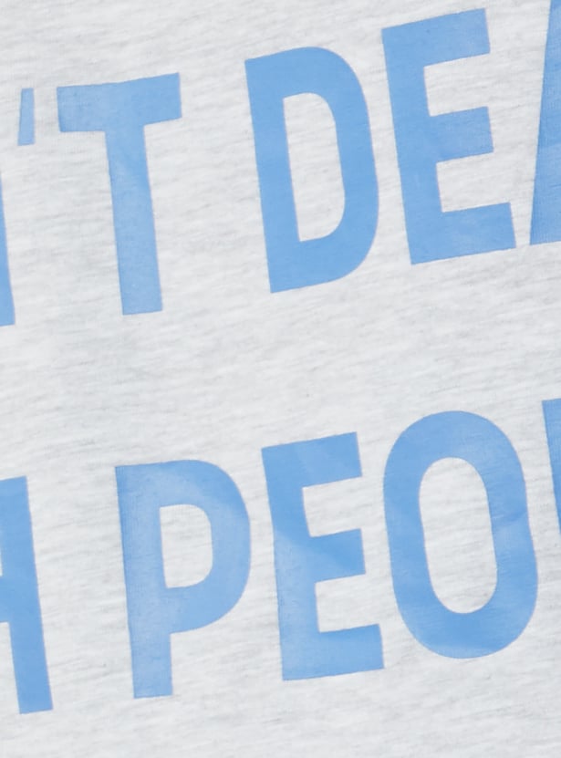 Women Printed Boxy Fit Sports T-shirt