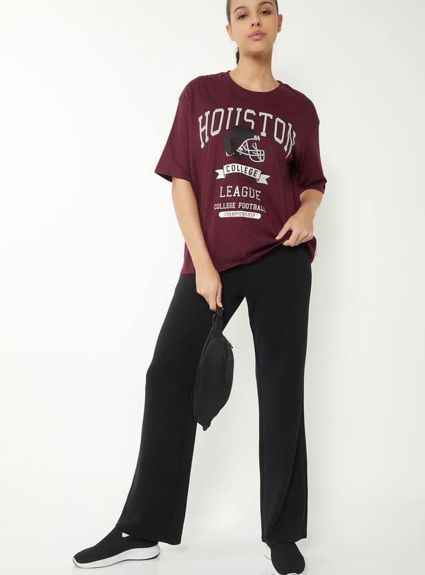 Women Printed Oversized T-shirt