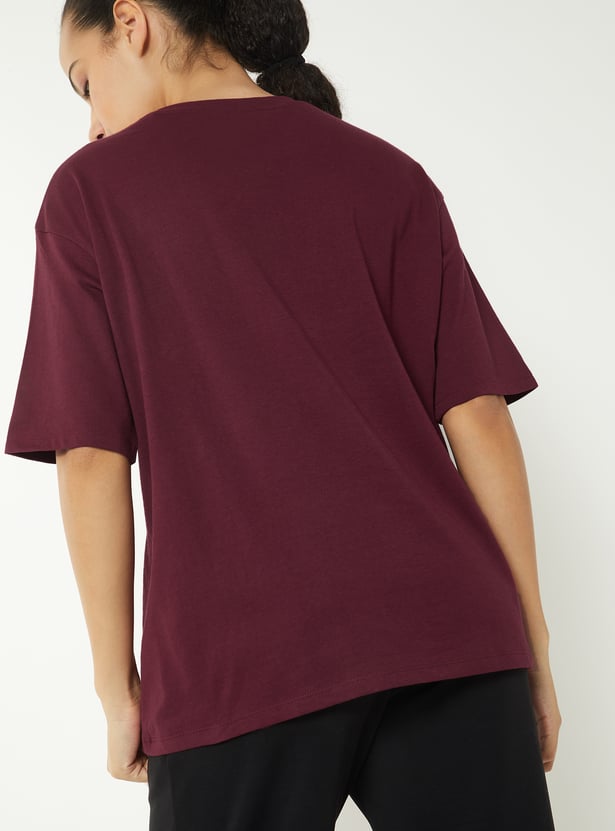 Women Printed Oversized T-shirt