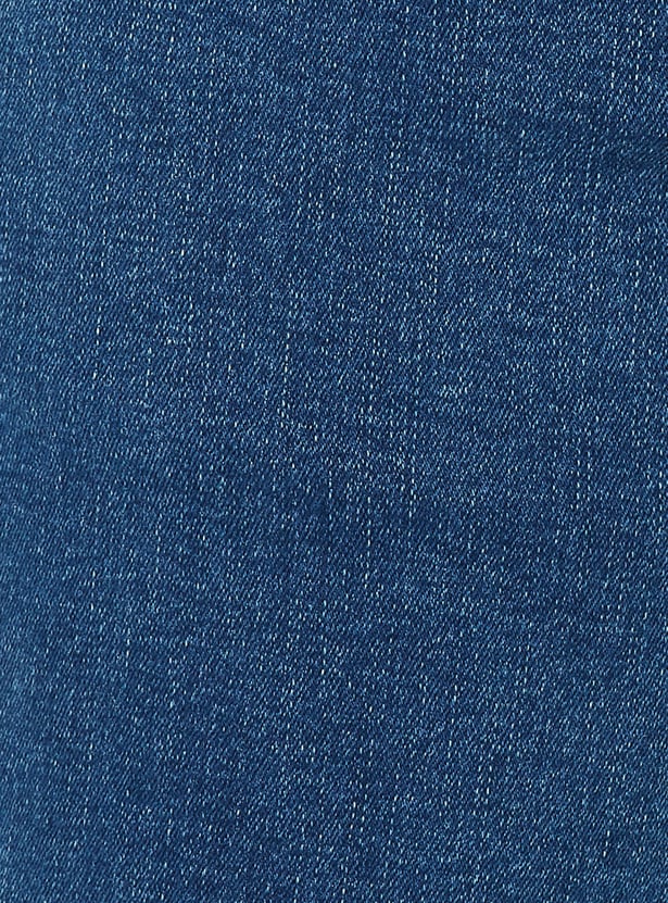 Women Washed Kick Flare Jeans