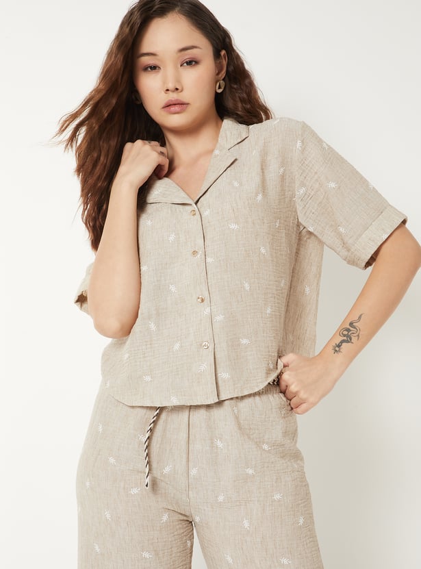 Women Embroidered Shirt