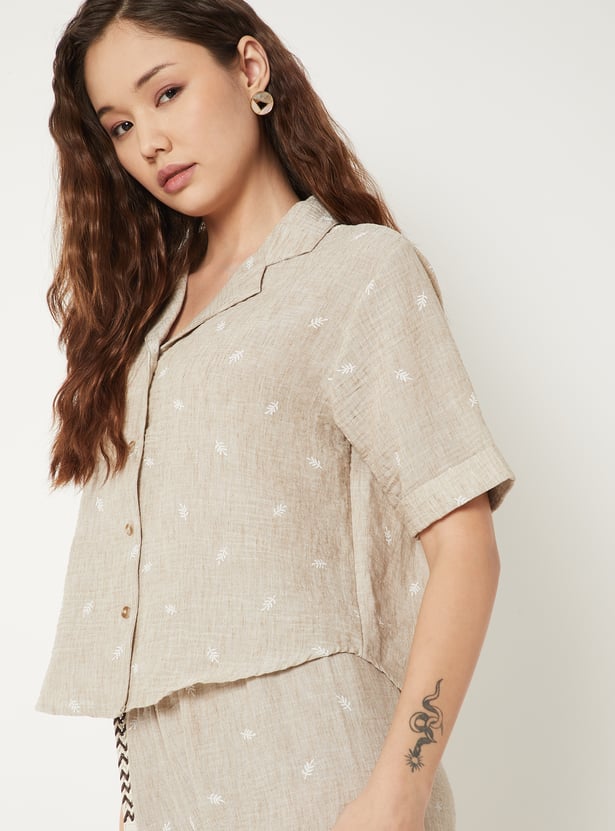 Women Embroidered Shirt