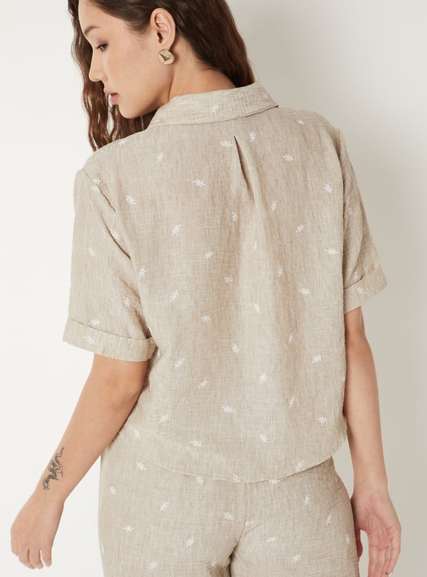 Women Embroidered Shirt
