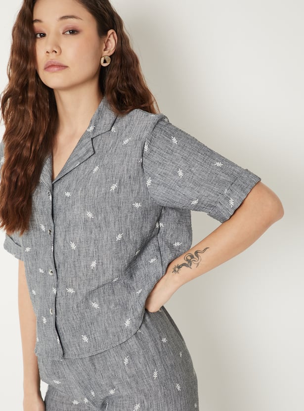 Women Embroidered Shirt